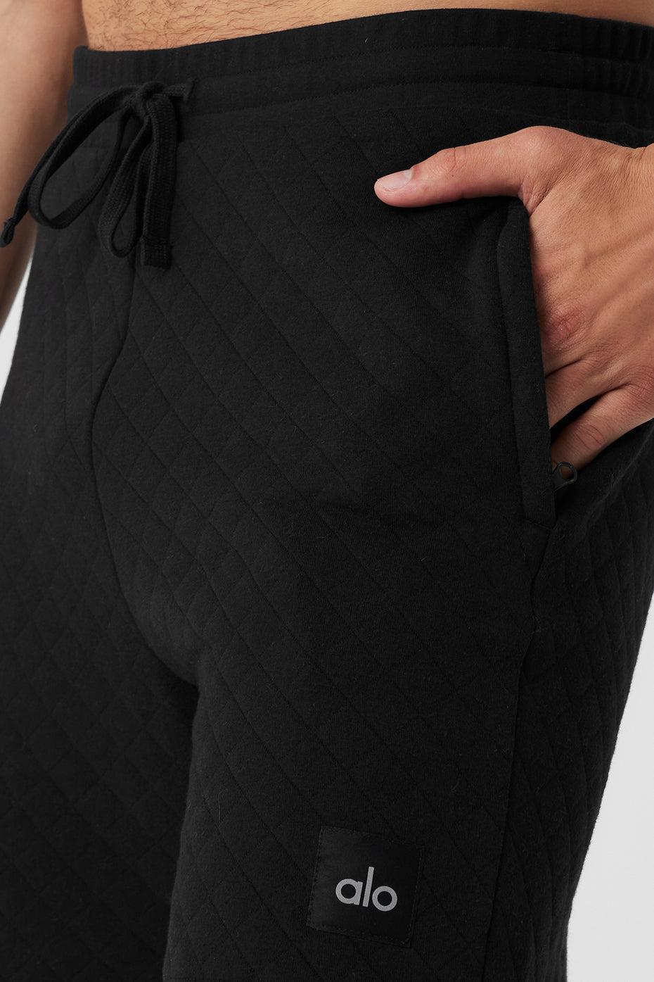 Quilted Stadium Short - Black Male Product Image