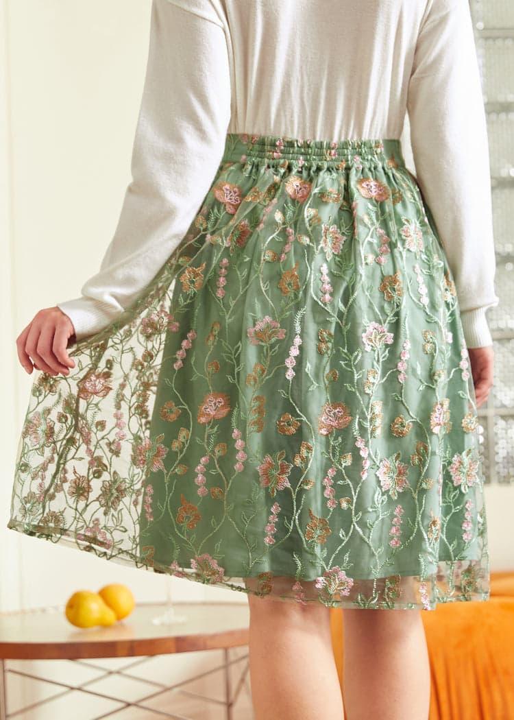 Sage Serenity Dirndl Skirt Product Image