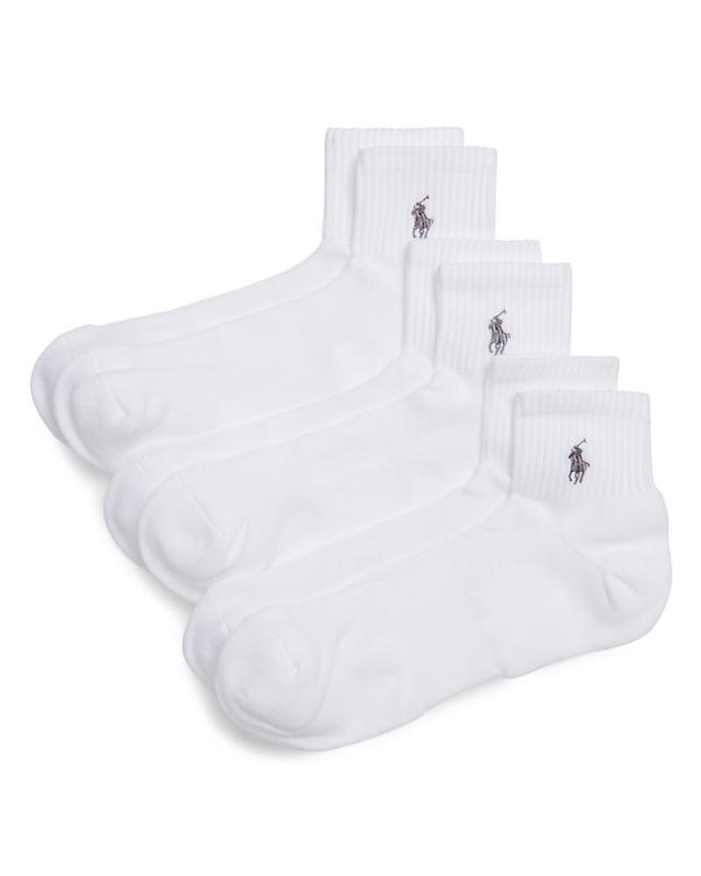 Ralph Lauren Mens 3-Pk. Technical Quarter Socks Product Image