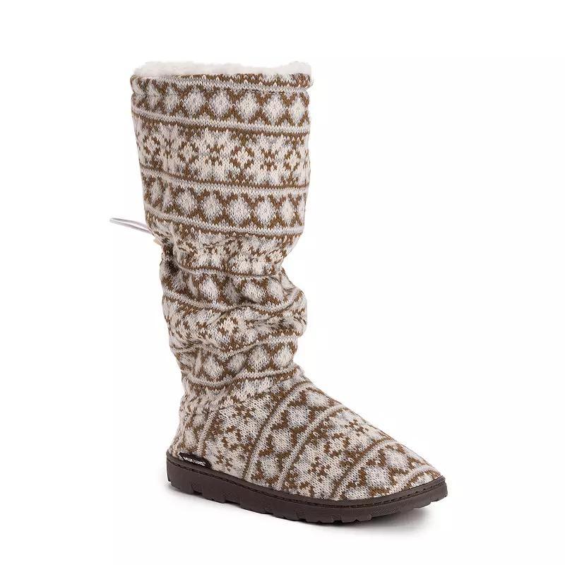 MUK LUKS Tabbi Toggle Womens Knit Winter Boots Product Image