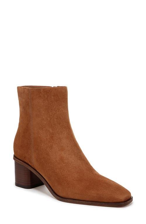 Gema Suede Zip Ankle Booties Product Image