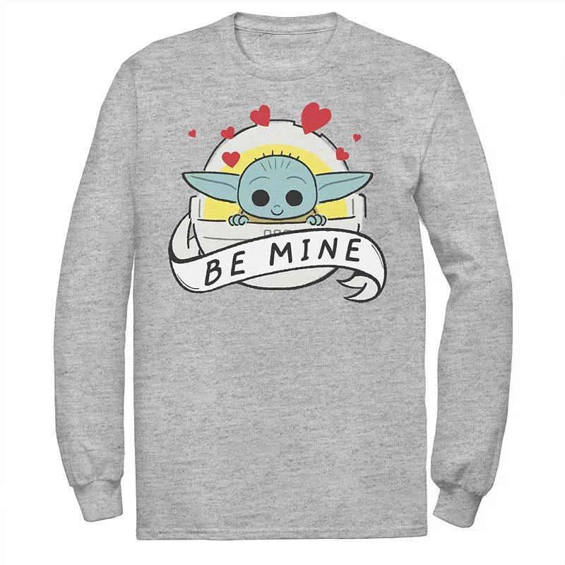 Mens Star Wars The Mandalorian The Child Be Mine Valentines Day Tee Product Image