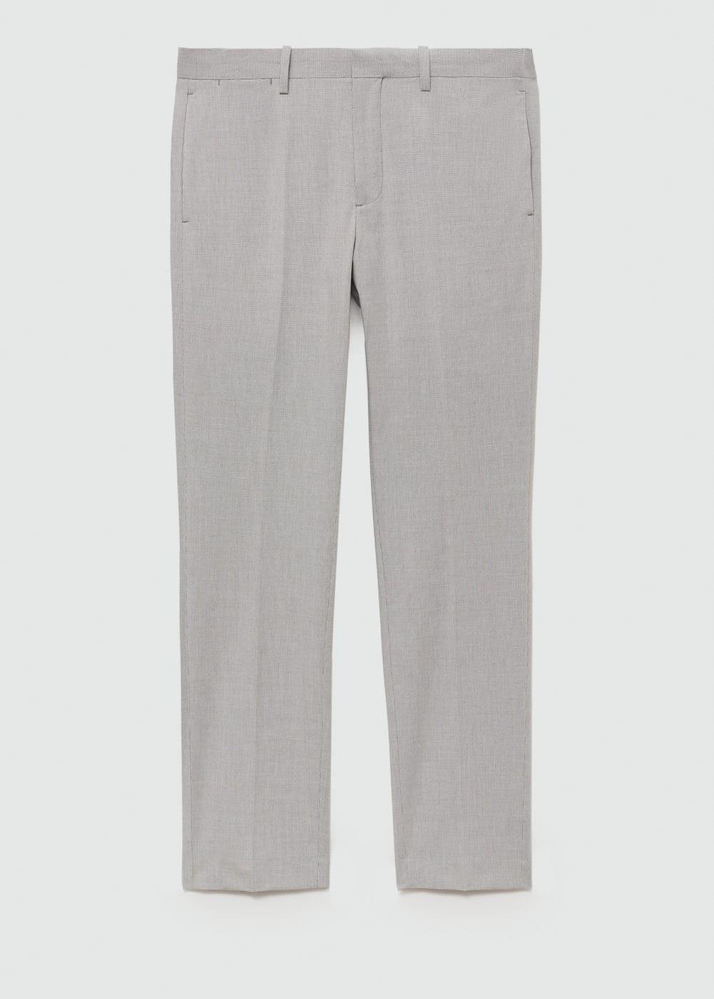 MANGO MAN - Stretch fabric super slim-fit suit pants ecruMen Product Image