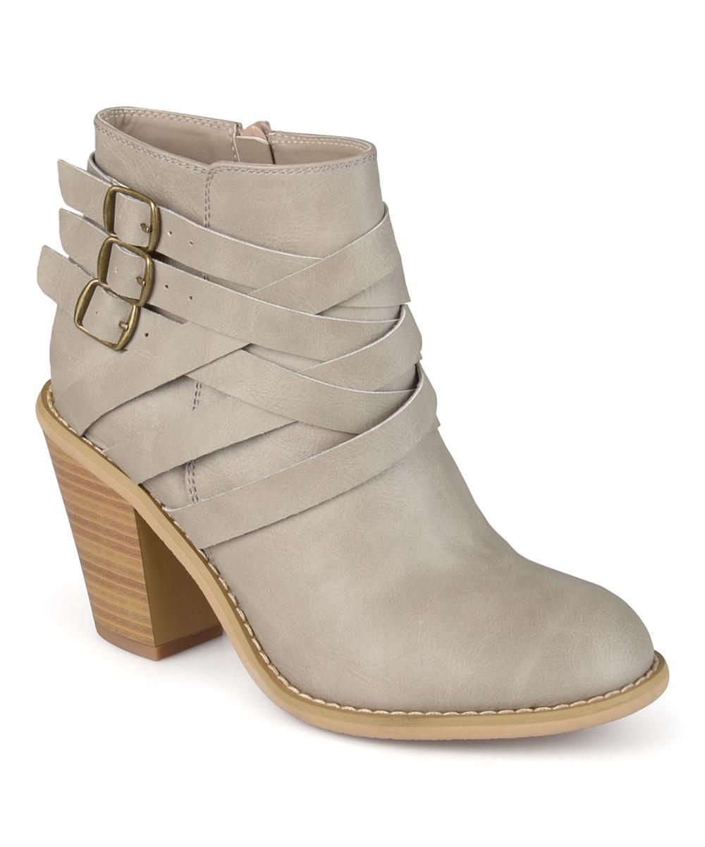 Journee Collection Wide Width Strap Wide Bootie | Womens | | | Boots | Bootie Product Image