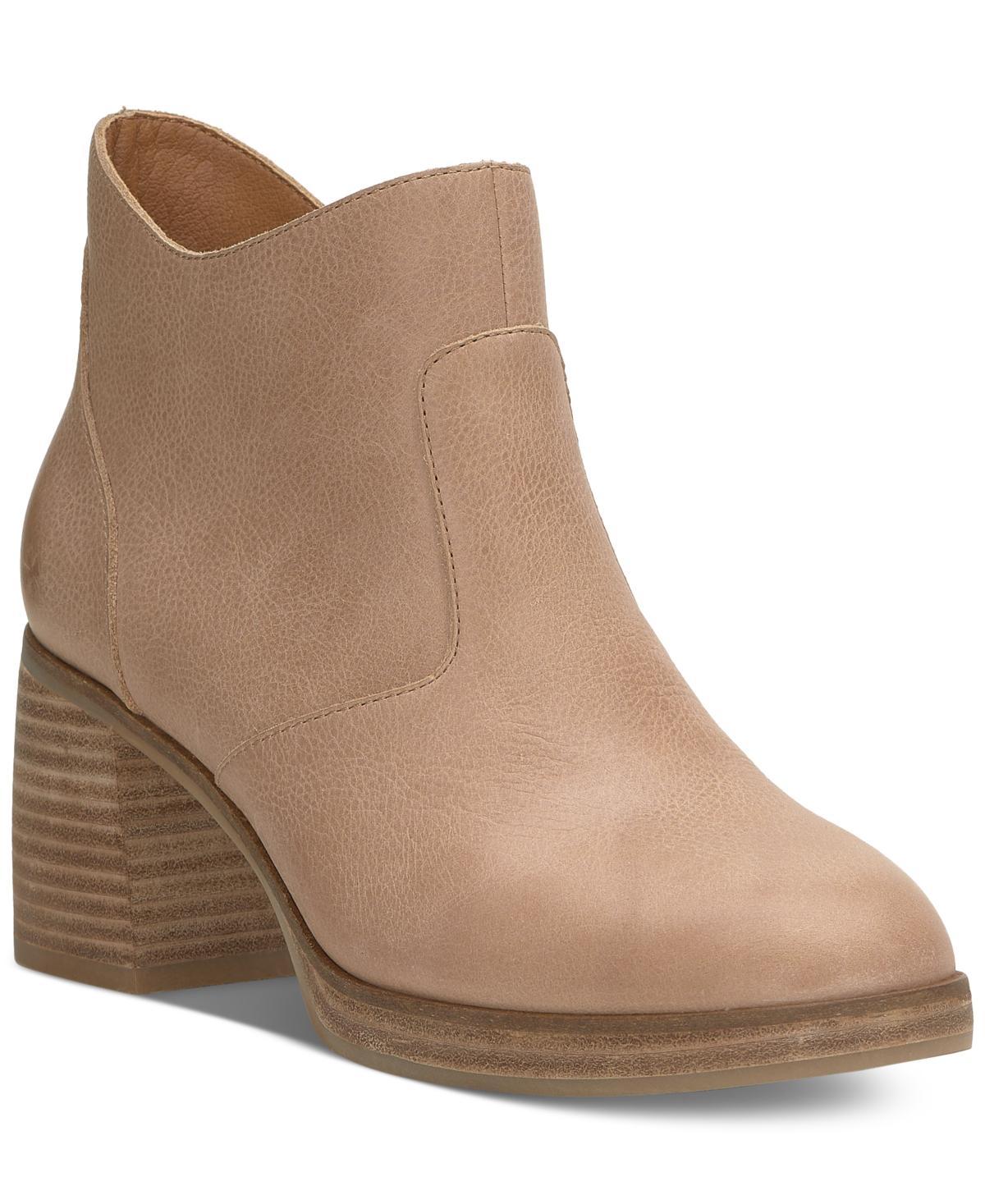 Lucky Brand Womens Quinlee Block-Heel Ankle Booties Product Image