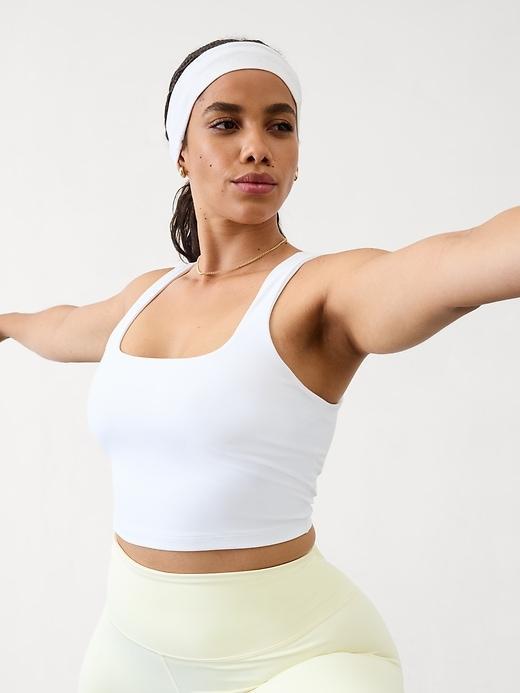 Transcend Square Neck Crop Bra A-C Product Image