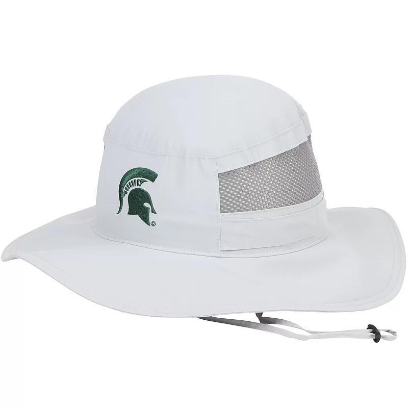 Mens Columbia Gray Michigan State Spartans Bora Bora Booney II Bucket Hat Product Image