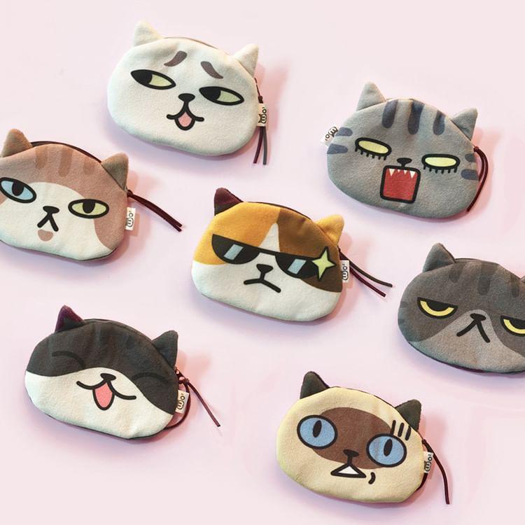 Cat Print Coin Purse Product Image