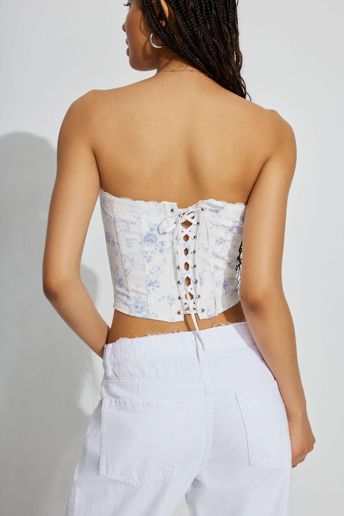 Carolina Lace Trim Corset Product Image