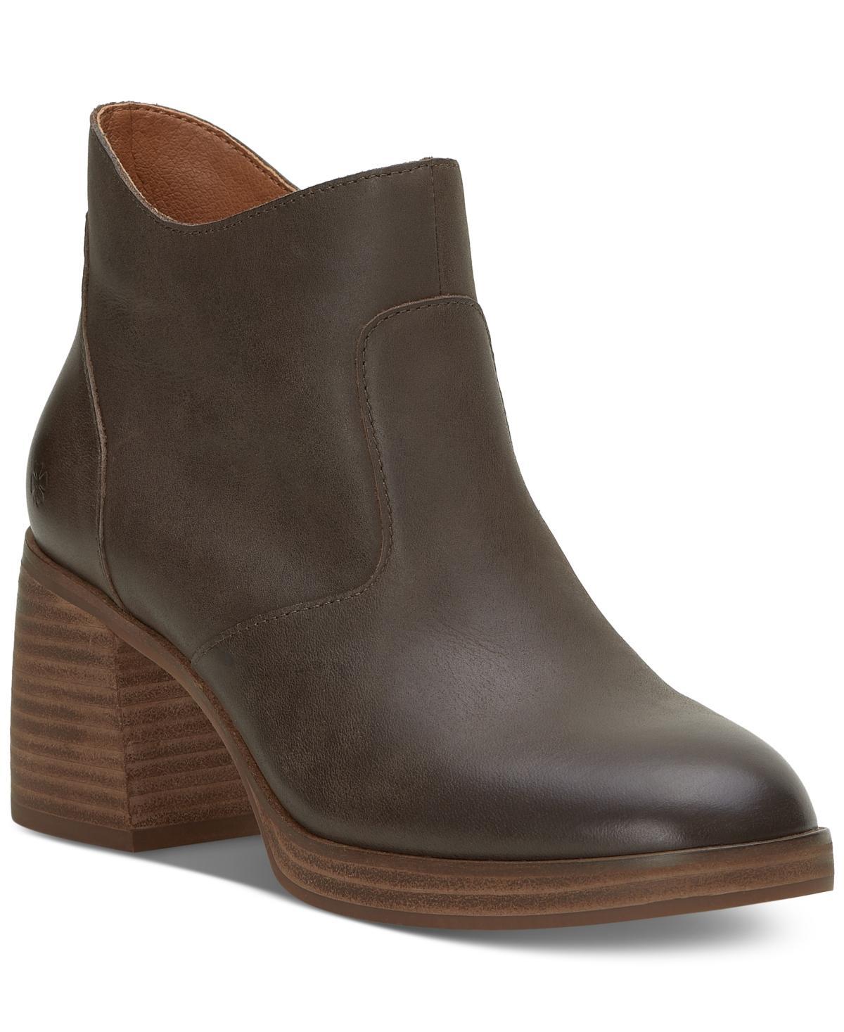 Lucky Brand Womens Quinlee Block-Heel Ankle Booties Product Image