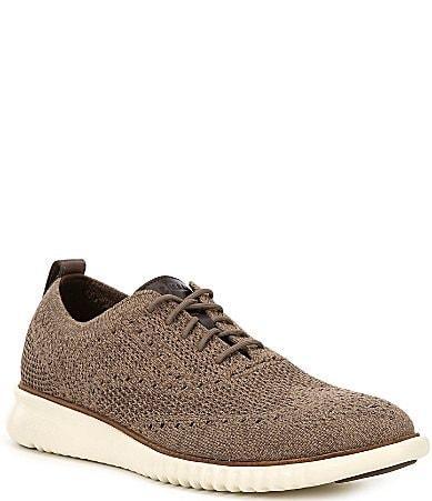 Cole Haan Mens 2.ZERGRAND Knit Stitchlite Wingtip Oxfords Product Image