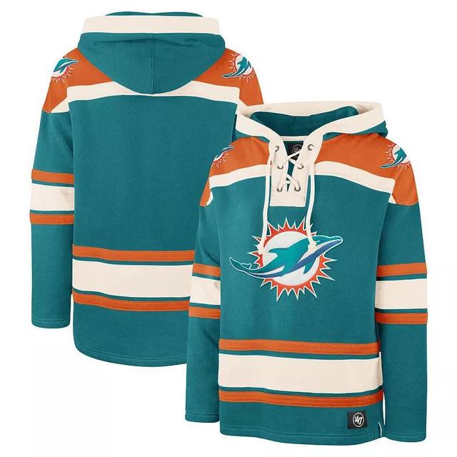 Mens 47 Aqua Miami Dolphins Superior Lacer Pullover Hoodie Turquoise A Product Image