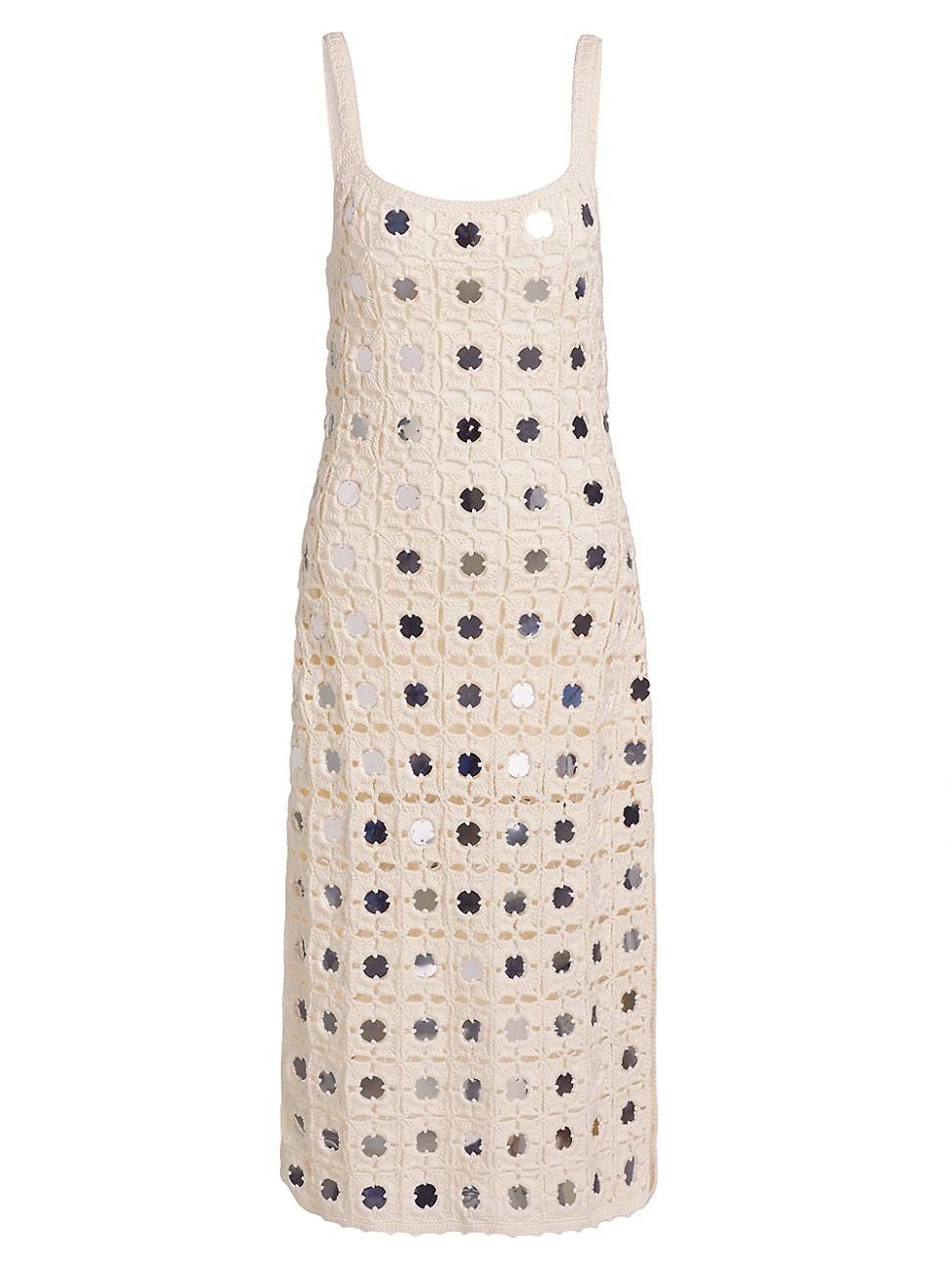 Womens Clementine Mirror Crochet Midi-Dress Product Image