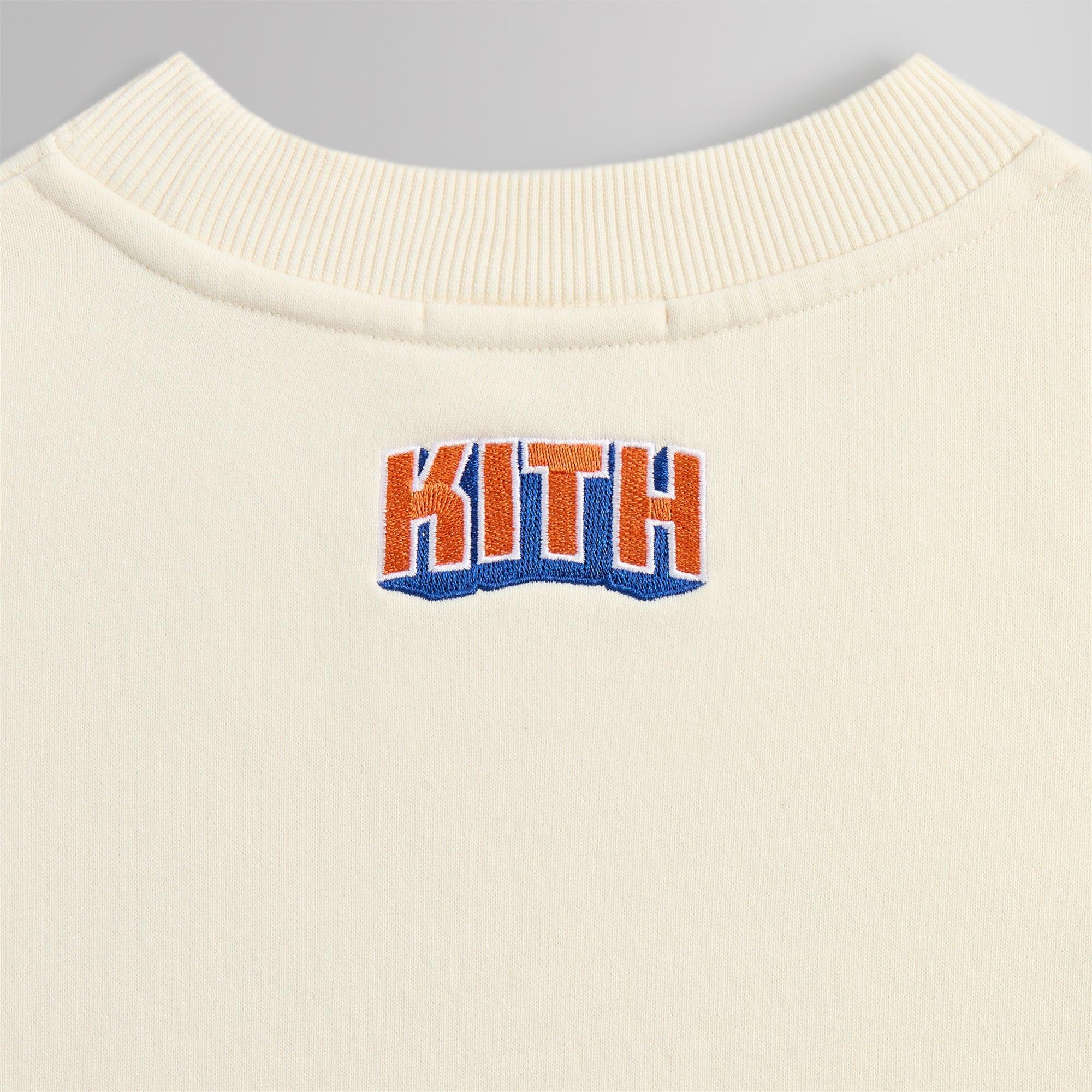 Kith for the New York Knicks Showtime Vintage Nelson Crewneck - Sandrift Male Product Image