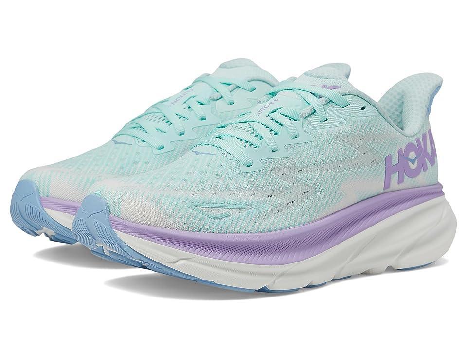 Hoka Women's Clifton 9 (Sunlit Ocean/Lilac Mist) Women's Shoes Product Image