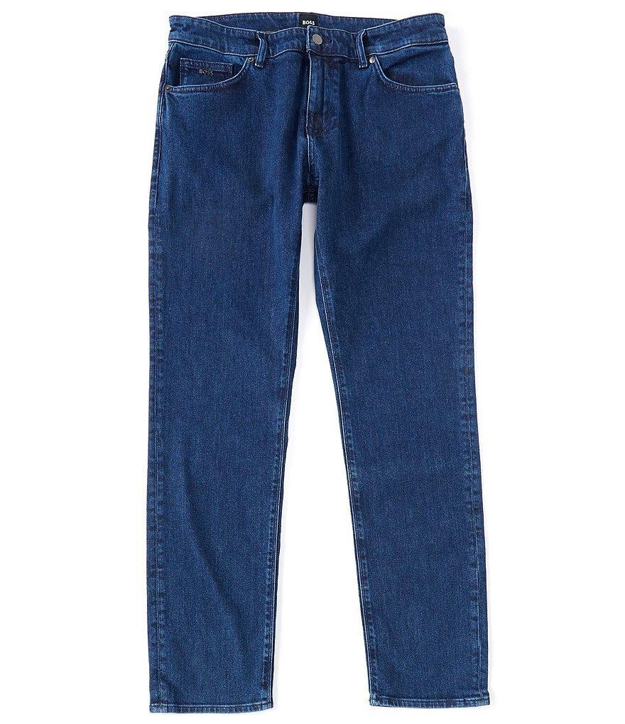 BOSS Maine3 Bright Blue Stretch Regular Fit Denim Jeans Product Image