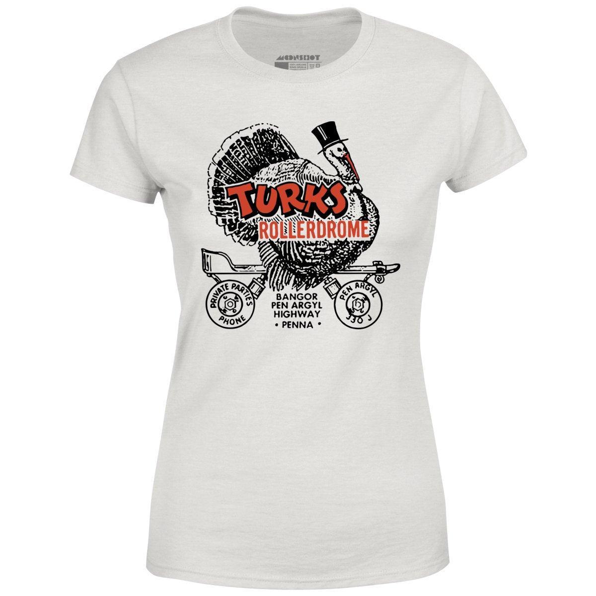 Turks Rollerdrome - Pen Argyl, PA - Vintage Roller Rink - Women's T-Shirt Female Product Image