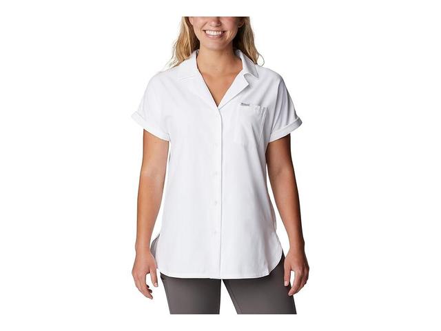 Columbia Women's PFG Sun Drifter Woven Short Sleeve Shirt- Product Image