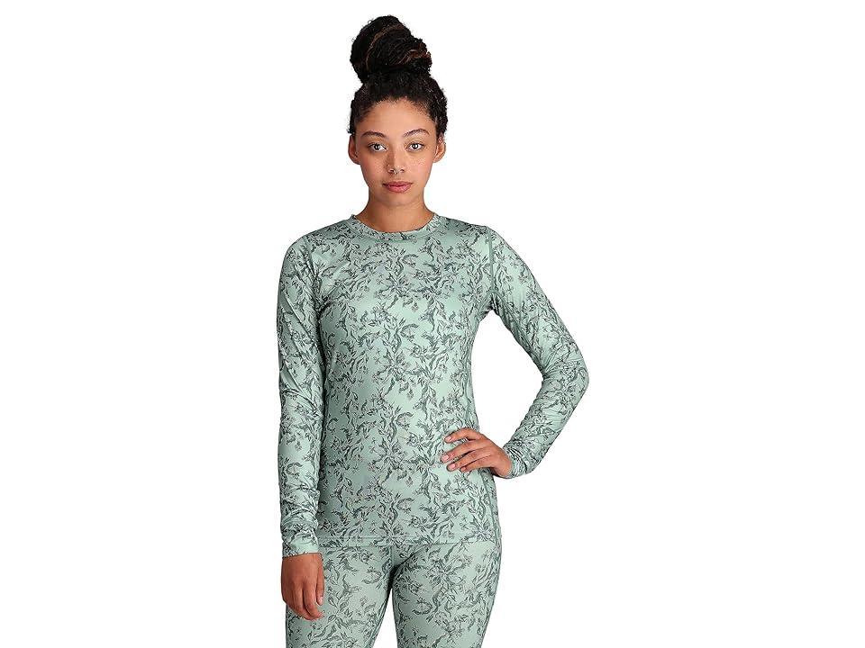 KARI TRAA Fryd Long Sleeve - Base Layer (Sage) Women's Clothing Product Image