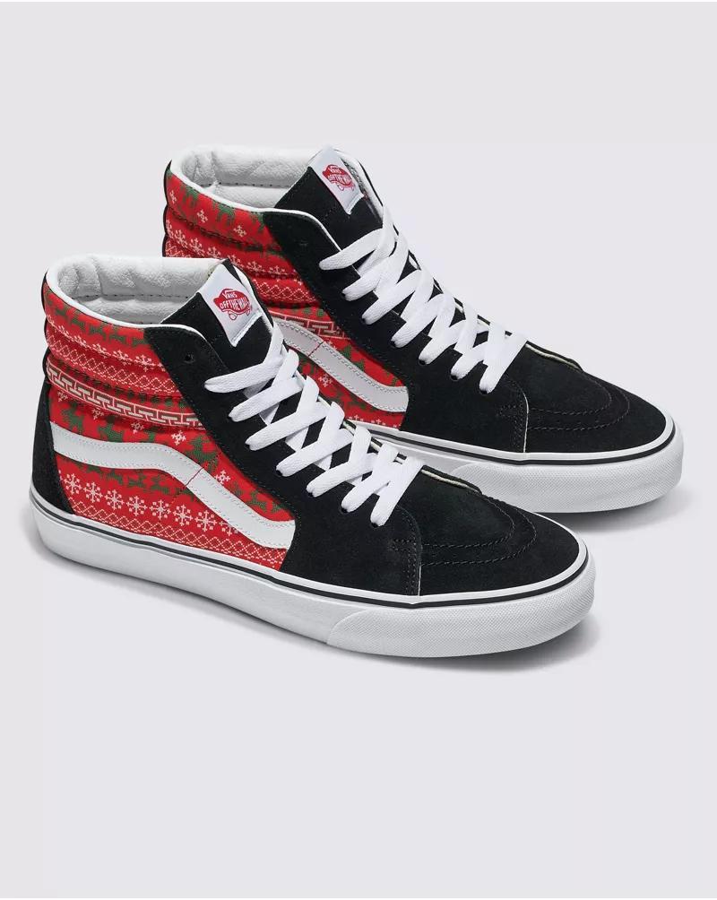 Customs Red Fair Isle Sk8-Hi Product Image