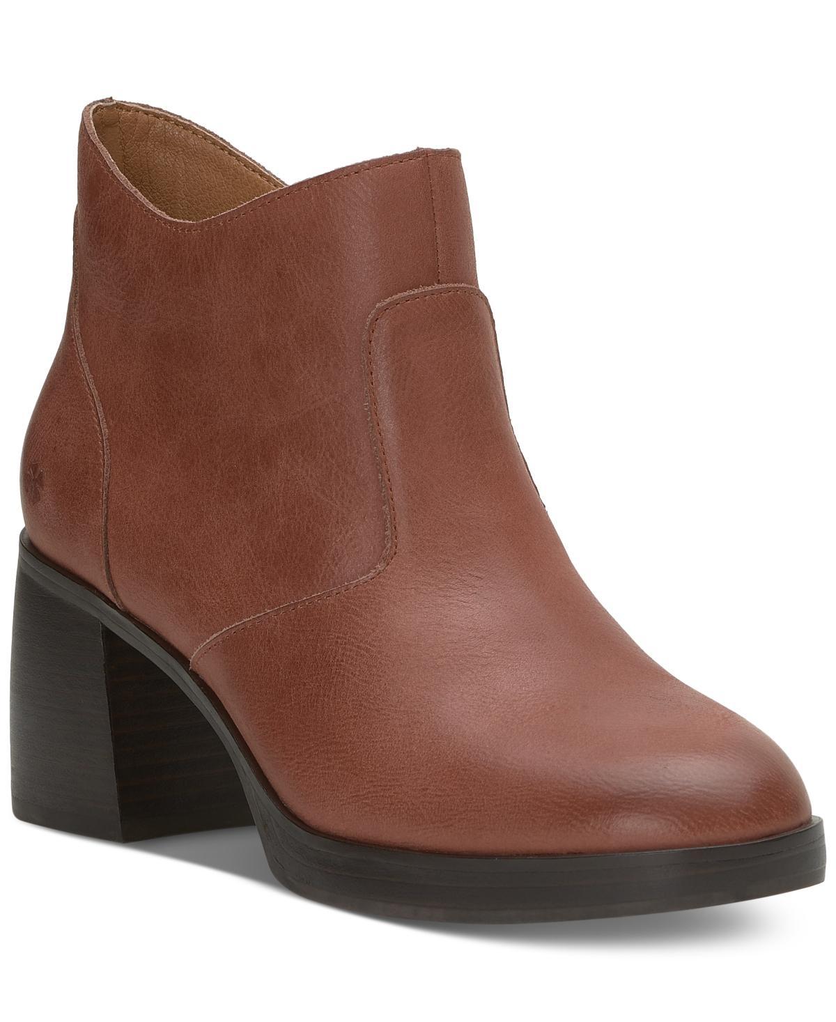 Lucky Brand Womens Quinlee Block-Heel Ankle Booties Product Image