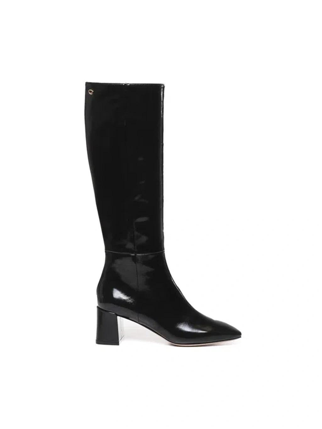 GIANVITO ROSSI Nuit Boots In Calfskin In Black product image