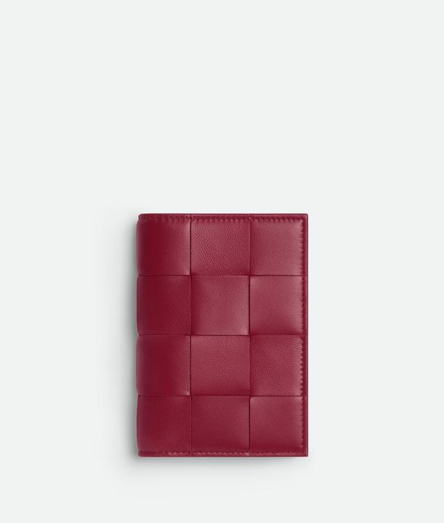 Women's Cassette Passport Case in Dark red / Bliss washed Product Image