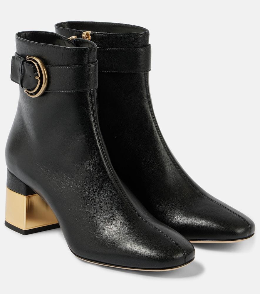 Alizè Heeled Ankle Boots In Black Product Image