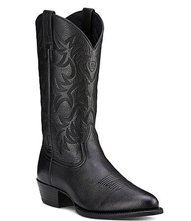 Ariat Heritage Leather Cowboy R-Toe Boot Product Image