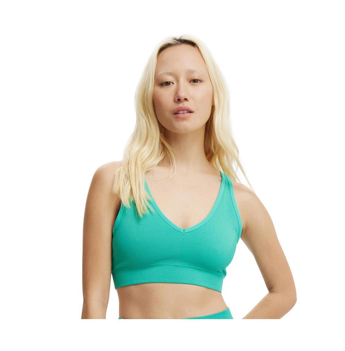 Cotton On Womens Seamless Plunge Strappy Back Crop Product Image