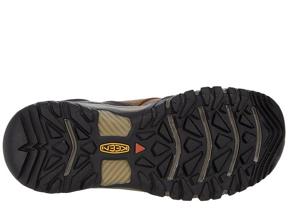 KEEN Ridge Flex Mid WP (Bison/Golden ) Men's Shoes Product Image