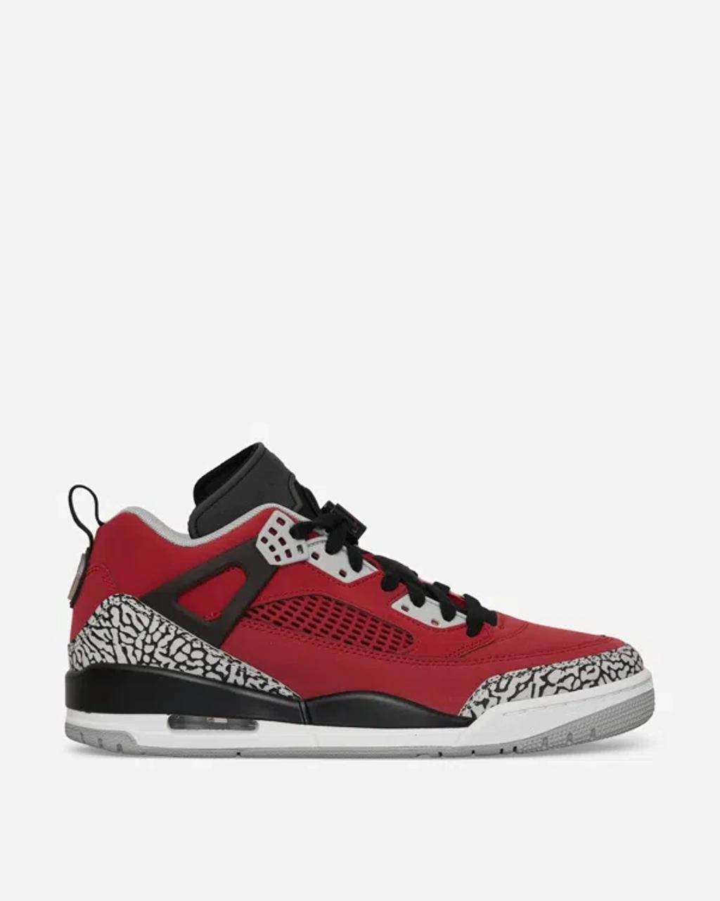 NIKE Jordan Spizike Low Sneakers Gym Red / Wolf Grey / Black In Multi Product Image