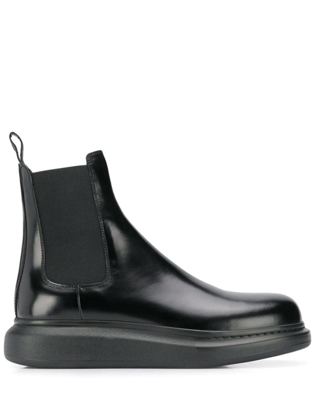 Black Hybrid Chelsea Boots Product Image