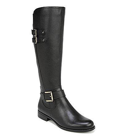 Naturalizer Jessie Tall Leather Buckle Riding Boots Product Image