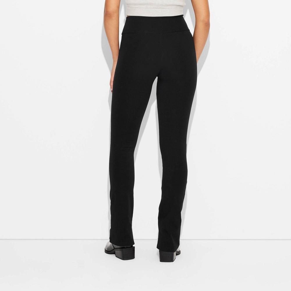 Women's High-Waisted Stovepipe Leggings - Wild Fable™ Black XXS Product Image