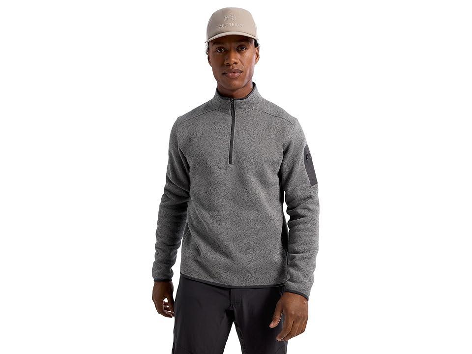 Arc'teryx Covert 1/2 Zip (Void Heather/Graphite) Men's Clothing Product Image