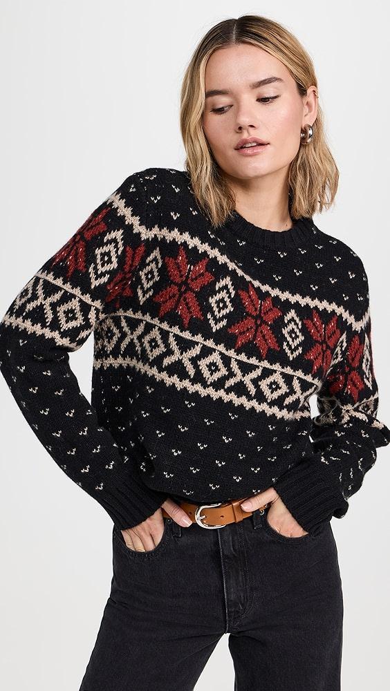 Polo Ralph Lauren Snowflake Long Sleeve Pullover Sweater | Shopbop Product Image