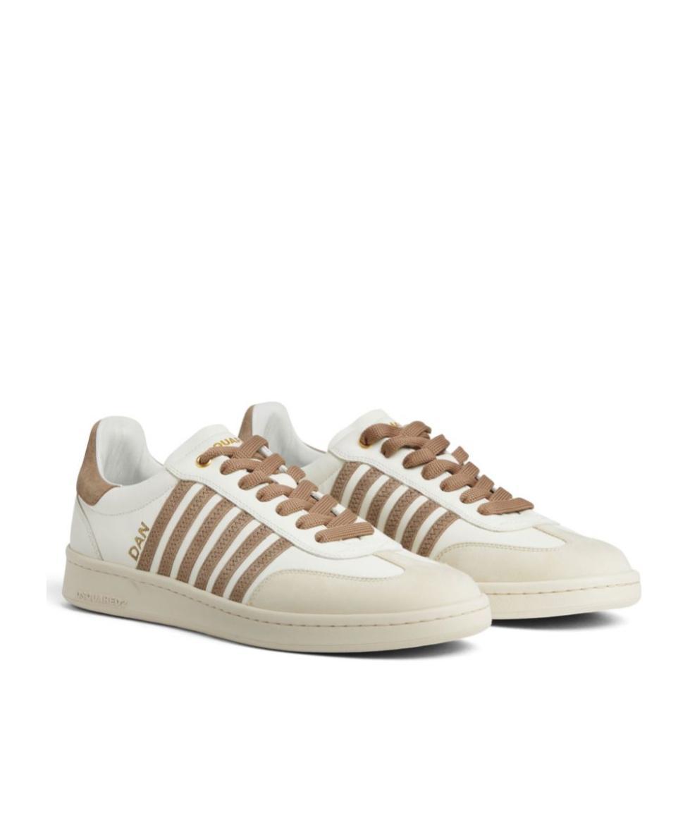 DSQUARED2 Boxer Sneakers In Neutrals Product Image