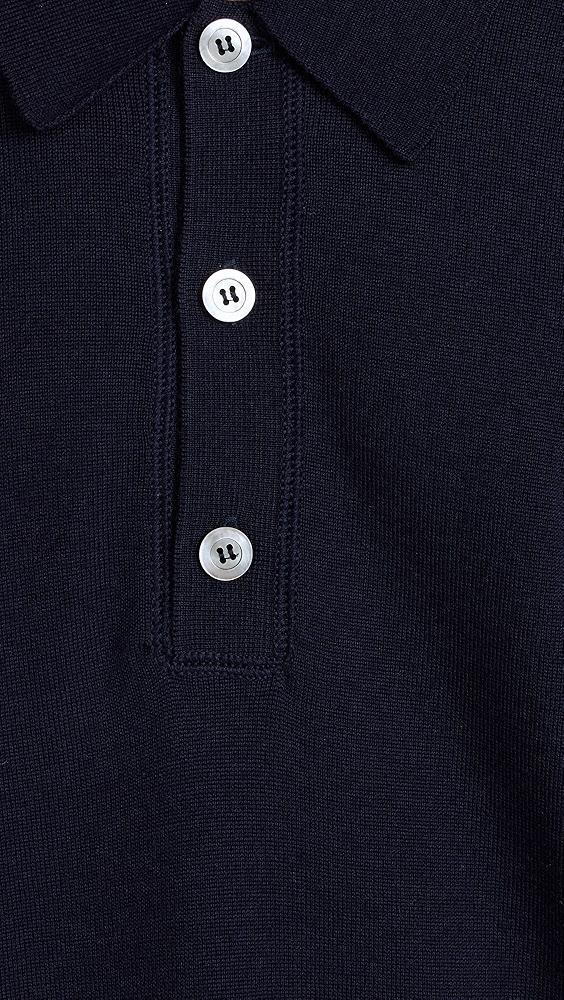 Officine Generale Kass Polo Merino Wool Sweater | Shopbop Product Image