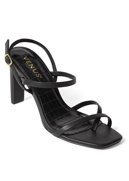 Strappy Toe Loop Heels product image