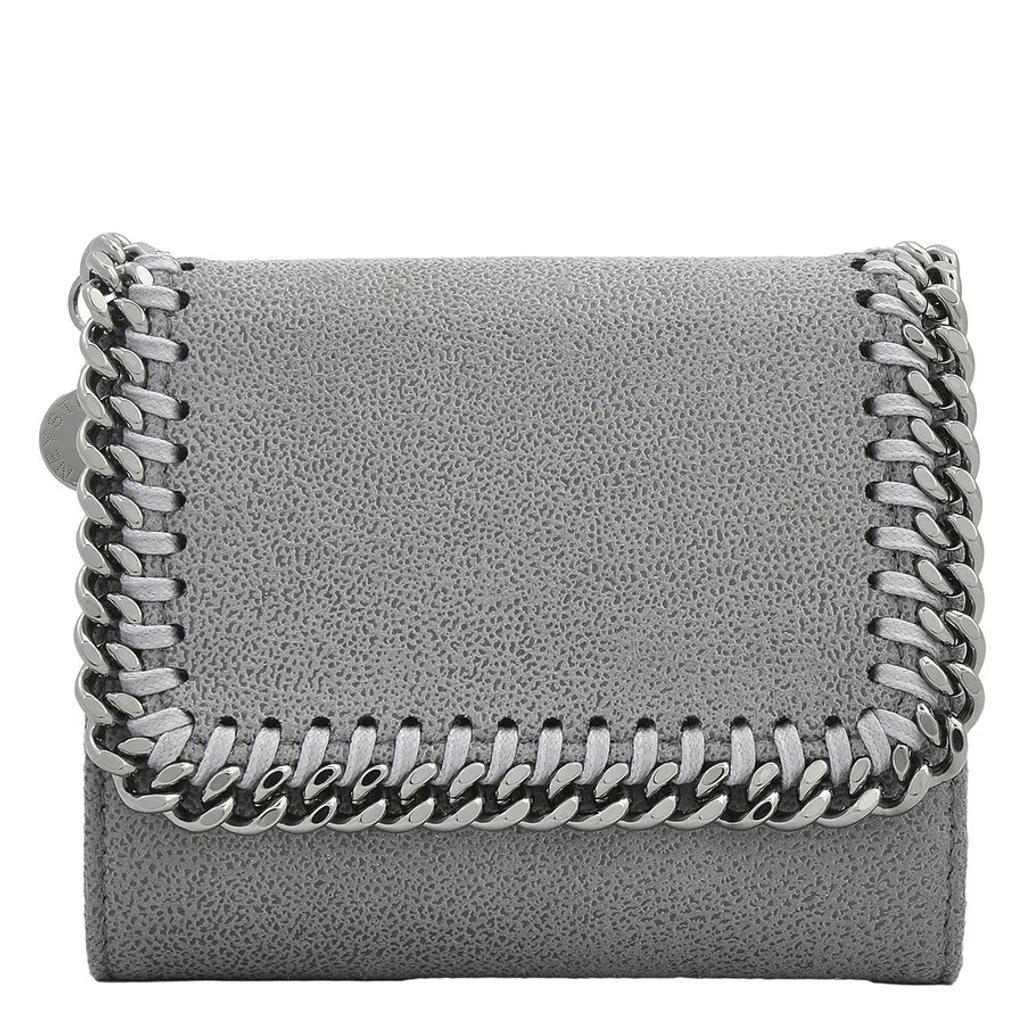 Falabella Flap Wallet In Light Grey Product Image