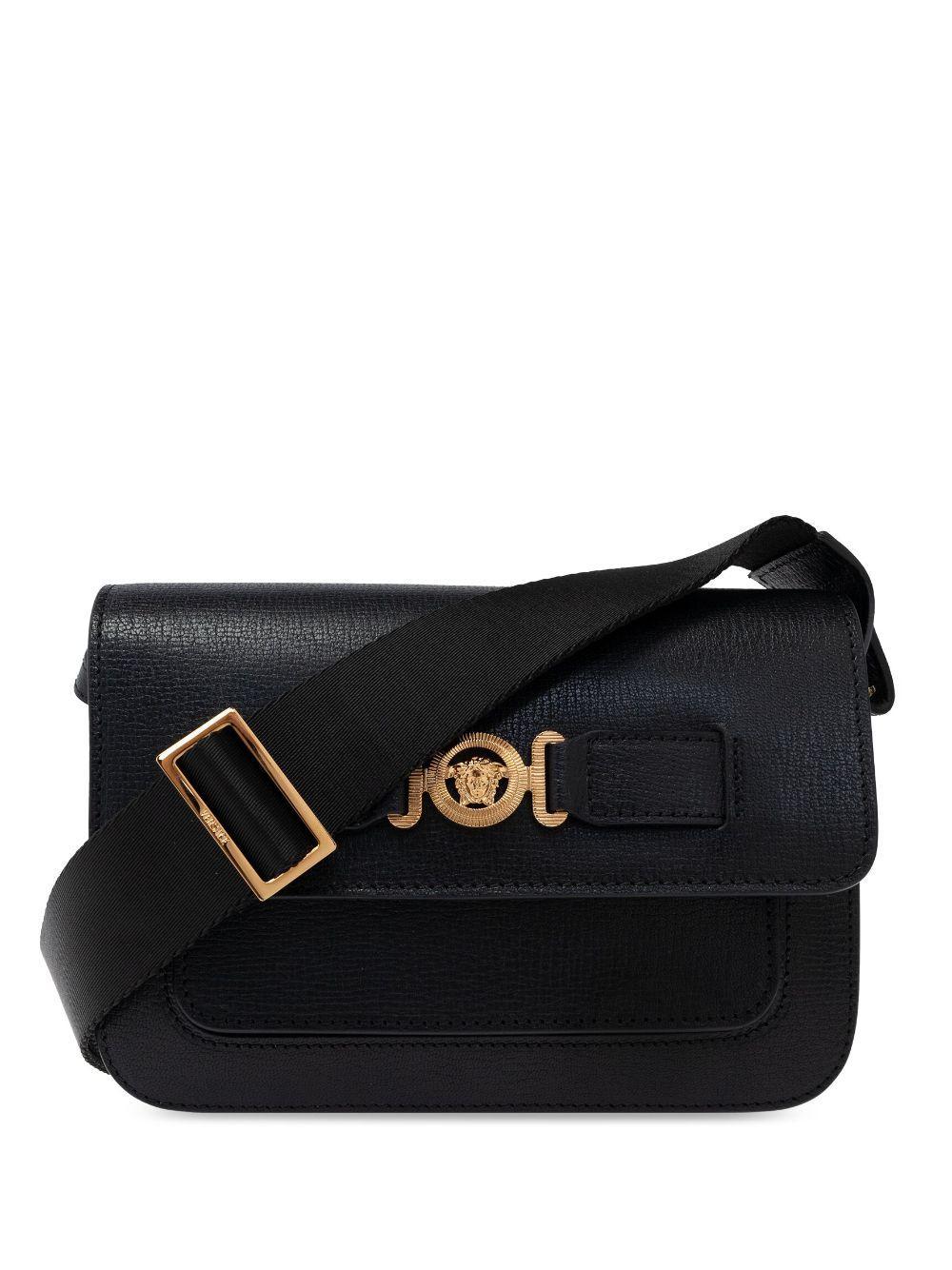 VERSACE Man Medusa Biggie Man Black Shoulder Bags Product Image