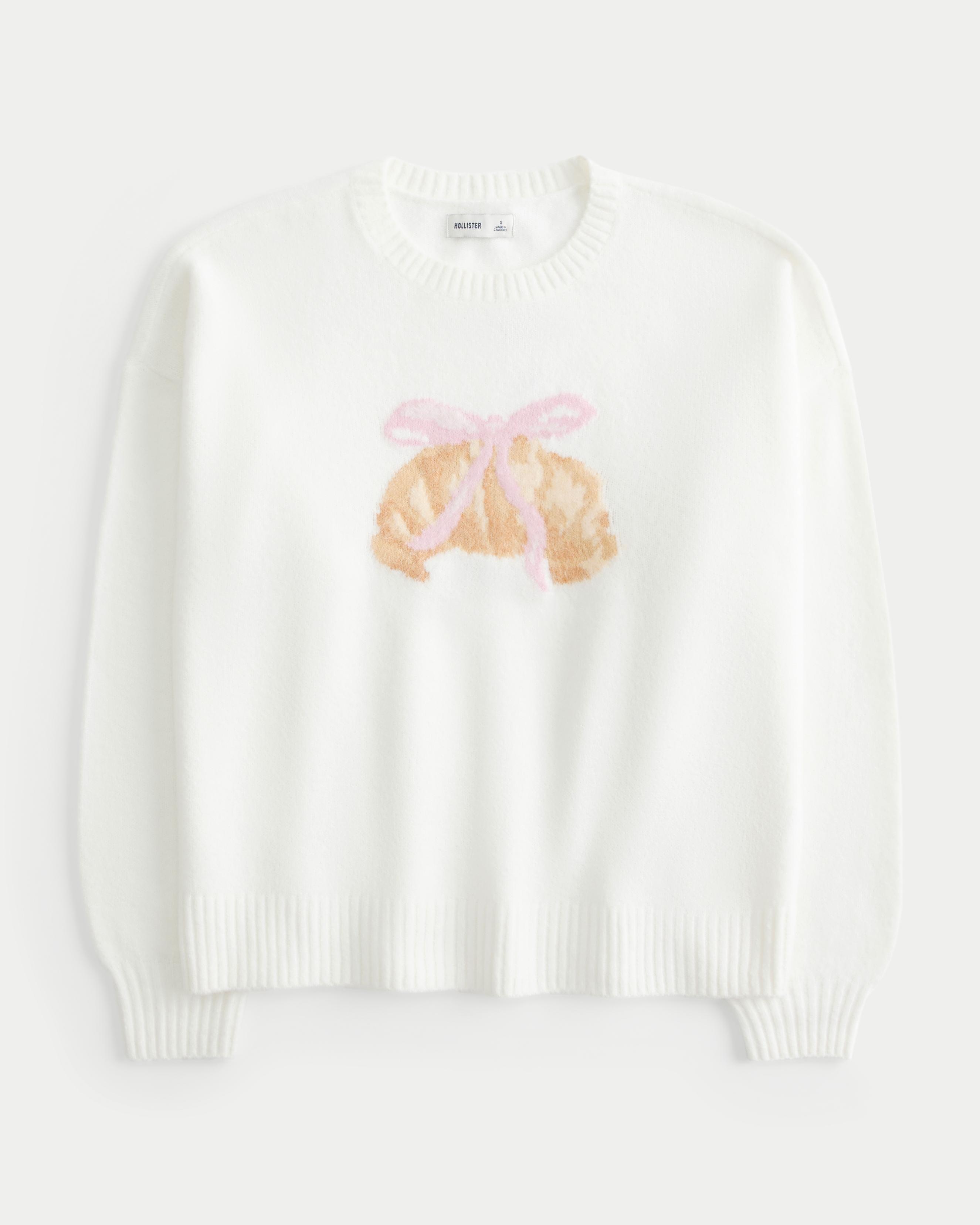 Hollister Comfy Cloud Oversized Dog Graphic Sweater Product Image