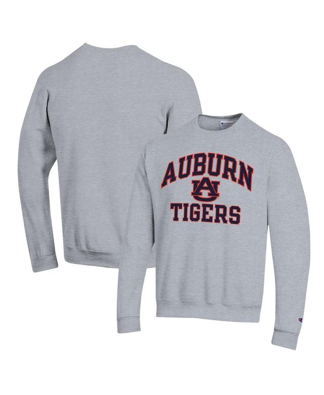 Mens Champion Heather Gray Auburn Tigers High Motor Pullover Sweatshirt Product Image