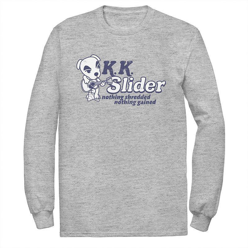 Mens Animal Crossing K.K. Slider Nothing Shredded Nothing Gained Tee Athletic Grey Product Image