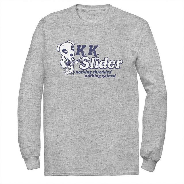 Mens Animal Crossing K.K. Slider Nothing Shredded Nothing Gained Tee Athletic Grey Product Image