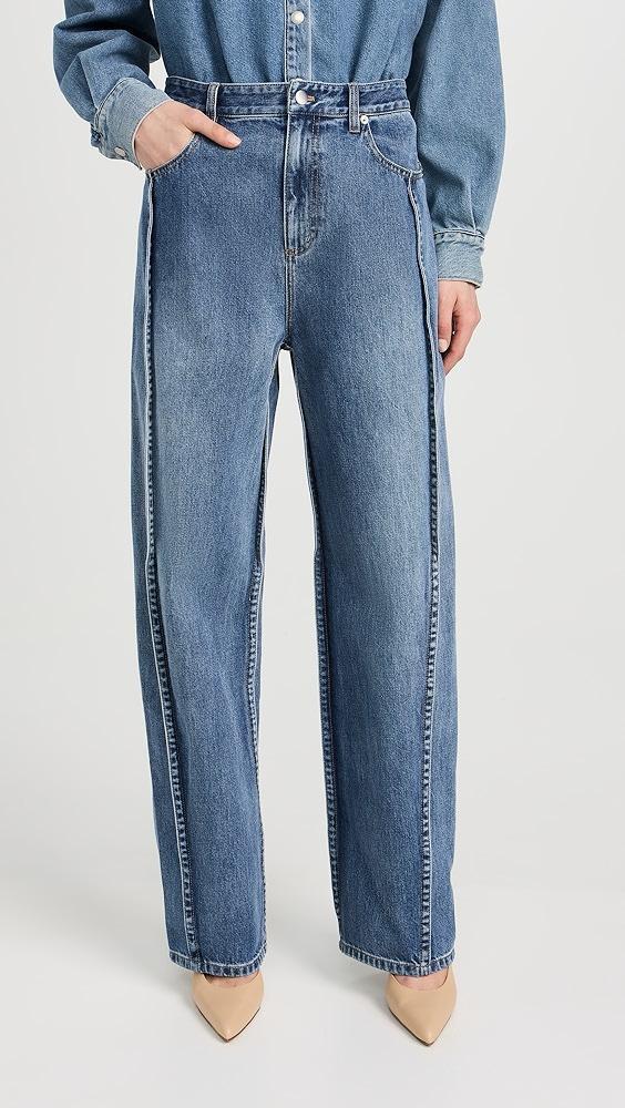 Tibi Tuck Jeans | Shopbop Product Image