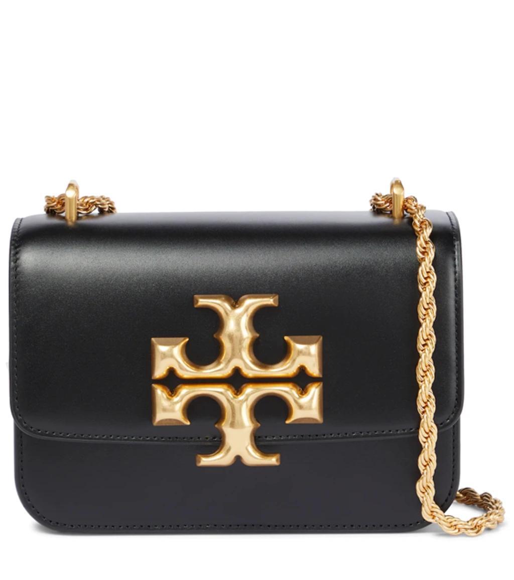 TORY BURCH Eleanor Leather Crossbody Bag In Black Product Image