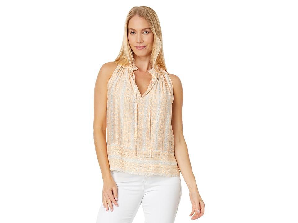 Joie Leonie Top (Apricot Nectar Multi) Women's Clothing Product Image