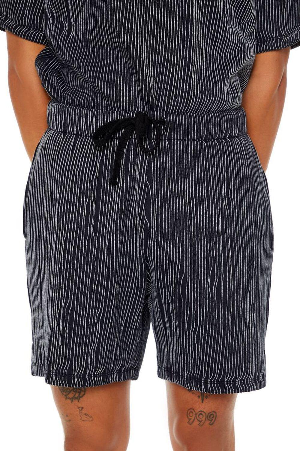 Abstract Striped Drawstring Shorts | Forever 21 Product Image